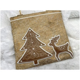 Topzip Flap Bag - Gingerbread House