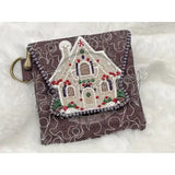 Topzip Flap Bag - Gingerbread House