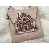 Topzip Flap Bag - Gingerbread House