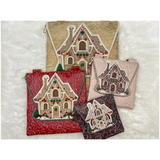 Topzip Flap Bag - Gingerbread House