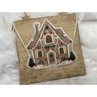 Topzip Flap Bag - Gingerbread House