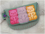 TopZip Flap Bag - Gummi Bears 4.93 X 6.98 (125.2mm X 177.3mm)