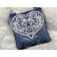 Topzip Flap Bag - Heart