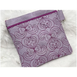 Topzip Flap Bag - Heart