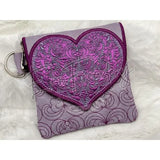 Topzip Flap Bag - Heart