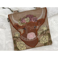 Topzip Flap Bag - Highland Cow