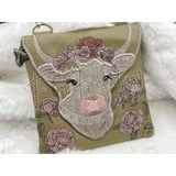 Topzip Flap Bag - Highland Cow