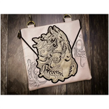 Topzip Flap Bag - Horse 9.87 X 10.00