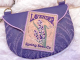 TopZip Flap Bag - Lavender Seed Packet