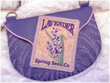 TopZip Flap Bag - Lavender Seed Packet