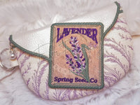 TopZip Flap Bag - Lavender Seed Packet