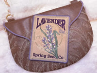 TopZip Flap Bag - Lavender Seed Packet
