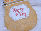 TopZip Flap Bag - Lemons