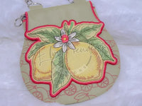 TopZip Flap Bag - Lemons