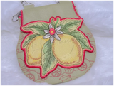 TopZip Flap Bag - Lemons