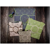 Topzip Flap Bag - Lotus Flower