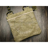 Topzip Flap Bag - Lotus Flower