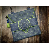 Topzip Flap Bag - Lotus Flower 9.87 X 10.00