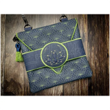 Topzip Flap Bag - Lotus Flower 9.87 X 10.00