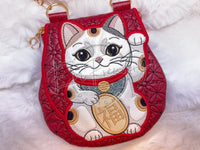 TopZip Flap Bag - Maneki Neko (Lucky Cat)