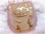 TopZip Flap Bag - Maneki Neko (Lucky Cat)