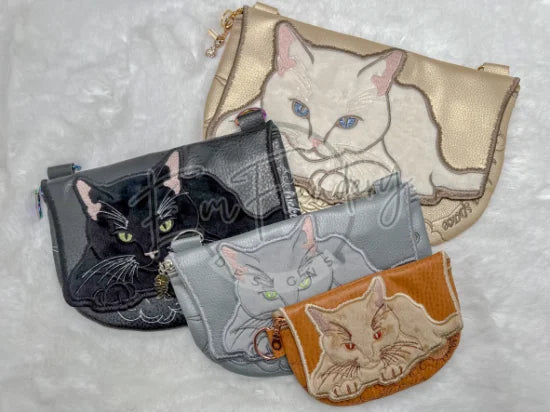 TopZip Flap Bag - Meow!