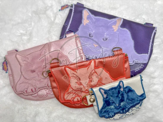 TopZip Flap Bag - Meow! (G-Rated)