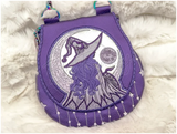 Topzip Flap Bag - Moon Witch