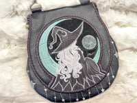 Topzip Flap Bag - Moon Witch