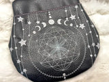 Topzip Flap Bag - Moon Witch