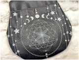 Topzip Flap Bag - Moon Witch