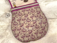 Topzip Flap Bag - Mushrooms