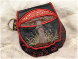Topzip Flap Bag - Mushrooms