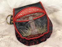 Topzip Flap Bag - Mushrooms