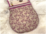 Topzip Flap Bag - Mushrooms
