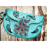 Topzip Flap Bag - Peacock 4.62 X 6.98