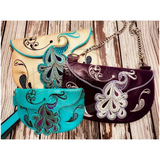 Topzip Flap Bag - Peacock