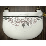 Topzip Flap Bag - Peony Dragon