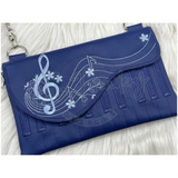 Topzip Flap Bag - Piano