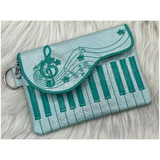 Topzip Flap Bag - Piano