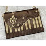 Topzip Flap Bag - Piano