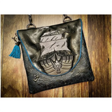 Topzip Flap Bag - Pirate Ship 10.00 X 9.87