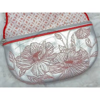 Topzip Flap Bag - Poppies