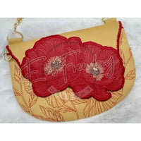 Topzip Flap Bag - Poppies