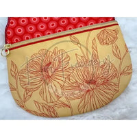 Topzip Flap Bag - Poppies