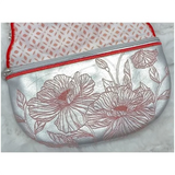 Topzip Flap Bag - Poppies