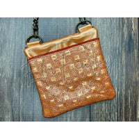 Topzip Flap Bag - Quilted Celtic