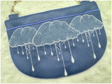 TopZip Flap Bag Rainclouds