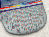 TopZip Flap Bag Rainclouds