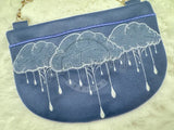 TopZip Flap Bag Rainclouds